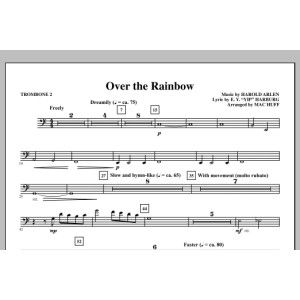 Over the Rainbow - Trombone 2