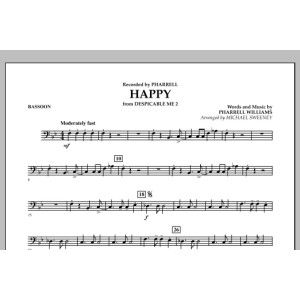 Happy (from Despicable Me 2) - Bassoon