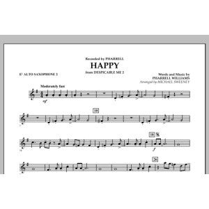 Happy (from Despicable Me 2) - Eb Alto Saxophone 2