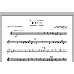 Happy (from Despicable Me 2) - Eb Baritone Saxophone