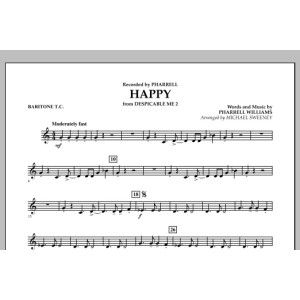 Happy (from Despicable Me 2) - Baritone T.C.