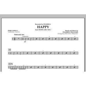 Happy (aus Despicable Me 2) - Perkussion 2