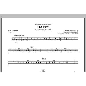 Happy (aus Despicable Me 2) - Percussion 3