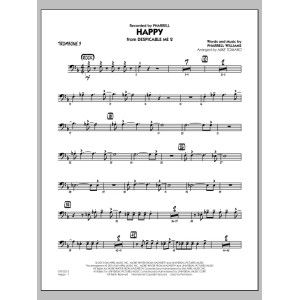 Happy (from Despicable Me 2) - Trombone 3