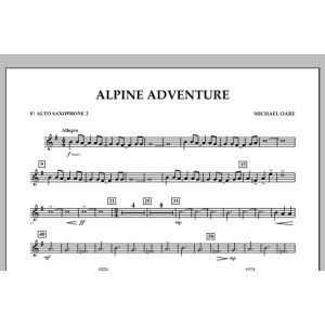 Alpine Adventure - Eb Alto Saxophone 2