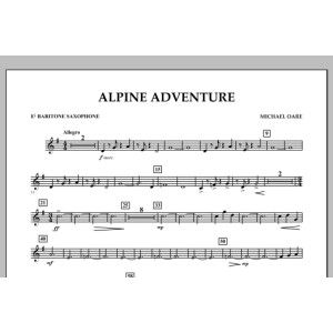Alpine Adventure - Eb Baritone Saxophone