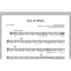 All Is Well - Bb Clarinet 3