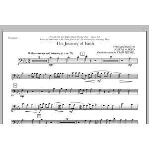 The Journey of Faith - Trombone 1