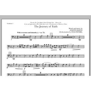 The Journey of Faith - Trombone 2