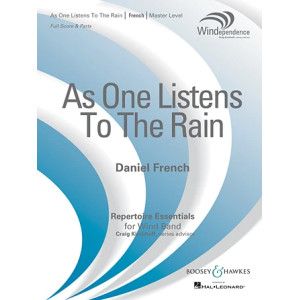 As One Listens to the Rain - Conductor Score (Full Score)