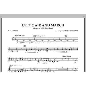 Celtic Air and March (Songs of Irish Rebellion) - Bb Clarinet 2