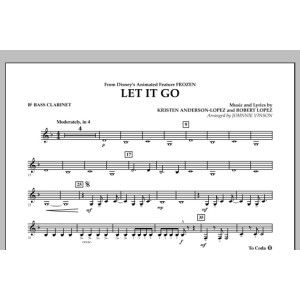 Let It Go (from Frozen) - Bb Bass Clarinet