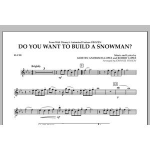 Möchtest du einen Schneemann bauen? (aus „Die Eiskönigin“) (arr. Johnnie Vinson) - Flöte