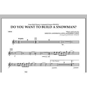 Möchtest du einen Schneemann bauen? (aus Frozen) (arr. Johnnie Vinson) - Oboe
