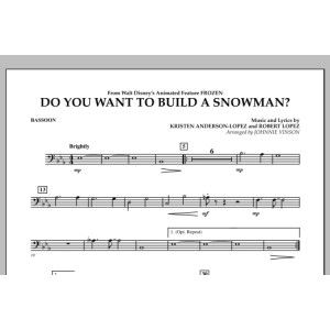 Do You Want to Build a Snowman? (aus Frozen) (arr. Johnnie Vinson) - Fagott