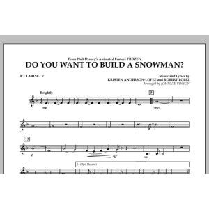 Do You Want to Build a Snowman? (from Frozen) (arr. Johnnie Vinson) - Bb Clarinet 2