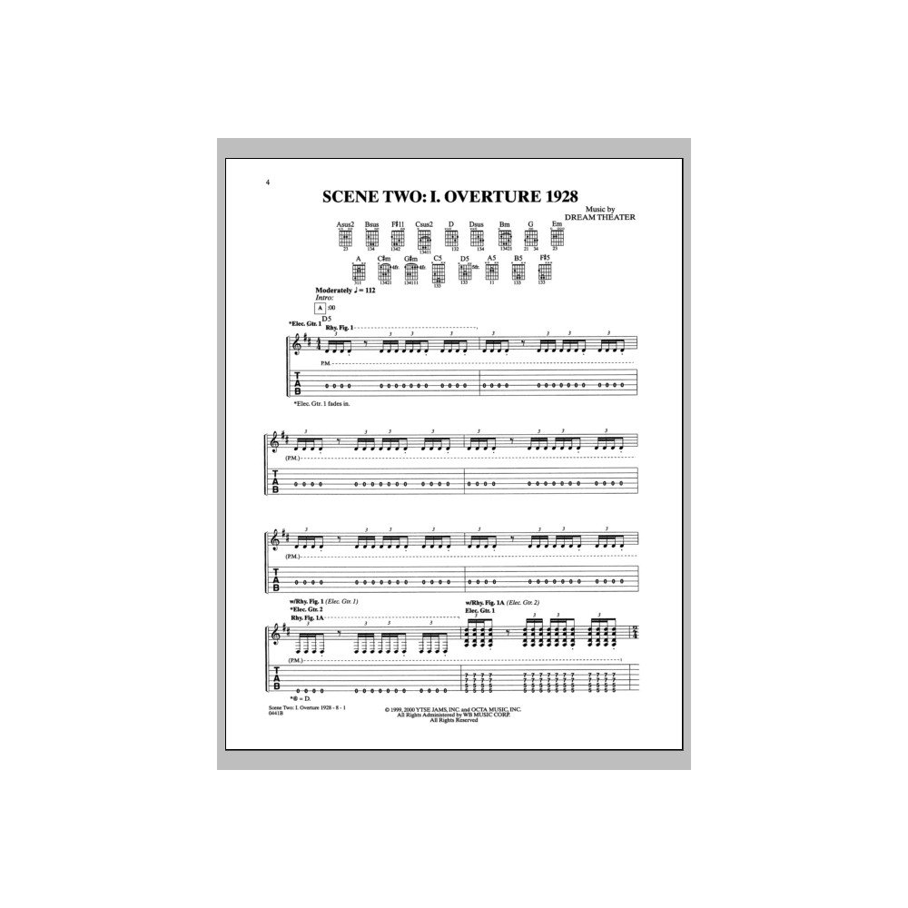 Scene Two: I. Overture 1928