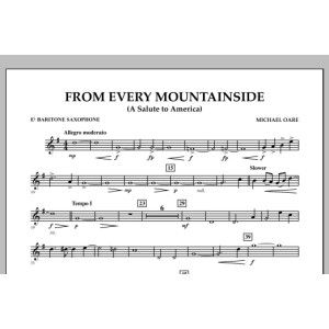 From Every Mountainside (A Salute to America) - Eb Baritone Saxophone