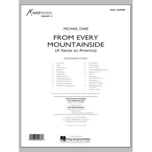 From Every Mountainside (A Salute to America) - Conductor Score (Full Score)