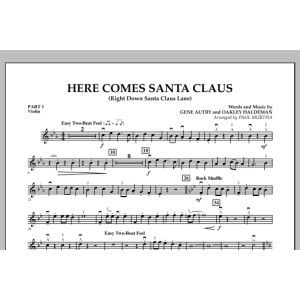 Here Comes Santa Claus (Right Down Santa Claus Lane) - Pt.1 - Violin