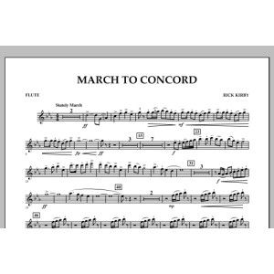 March to Concord - Flute