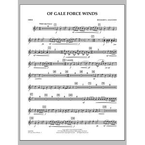 Of Gale Force Winds - Oboe