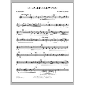 Of Gale Force Winds - Bb Klarinette 1