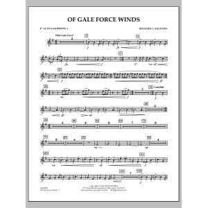Of Gale Force Winds - Eb Alto Saxophone 2