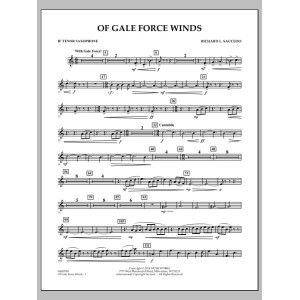 Of Gale Force Winds - Bb Tenor Saxophone