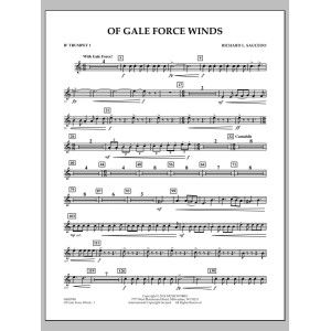 Of Gale Force Winds - Bb Trumpet 1
