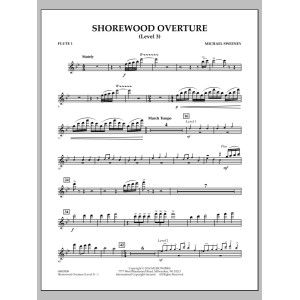 Shorewood Overture (for Multi-level Combined Bands) - Flute 1 (Level 3)