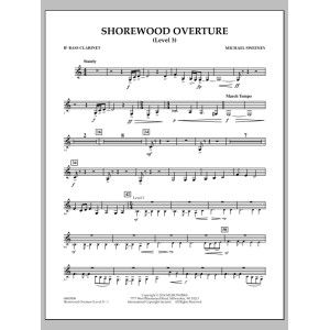 Shorewood Overture (for Multi-level Combined Bands) - Bb Bass Clarinet (Level 3)