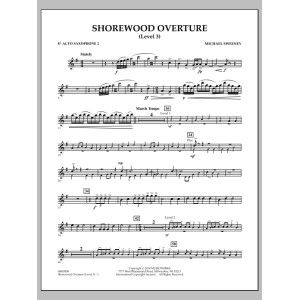 Shorewood Overture (for Multi-level Combined Bands) - Eb Alto Saxophone 2 (Level 3)