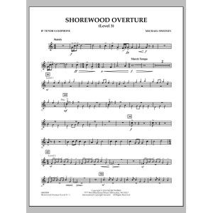 Shorewood Overture (for Multi-level Combined Bands) - Bb Tenor Saxophone (Level 3)
