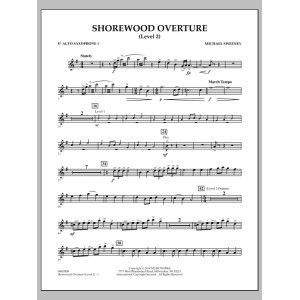 Shorewood Overture (for Multi-level Combined Bands) - Eb Alto Saxophone 1 (Level 2)