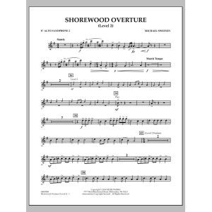Shorewood Overture (for Multi-level Combined Bands) - Eb Alto Saxophone 2 (Level 2)