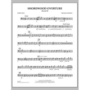 Shorewood Overture (for Multi-level Combined Bands) - String Bass (Level 2)