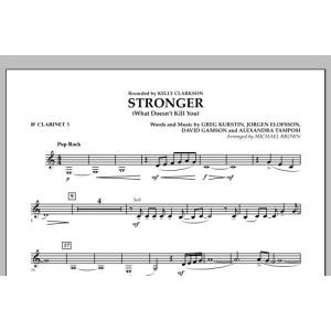 Stronger (What Doesn't Kill You) - Bb Clarinet 3