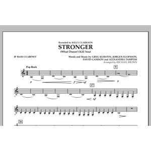 Stronger (What Doesn't Kill You) - Bb Bass Clarinet
