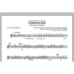 Stronger (What Doesn't Kill You) - Eb Alto Saxophone 2