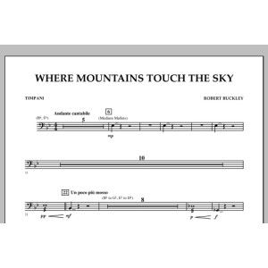 Where Mountains Touch the Sky - Timpani
