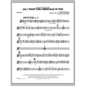 All I Want for Christmas Is You - Alto Sax 1