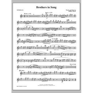 Brothers In Song - Bb Tenor Saxophone
