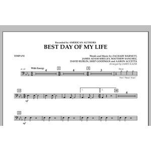 Best Day of My Life - Timpani