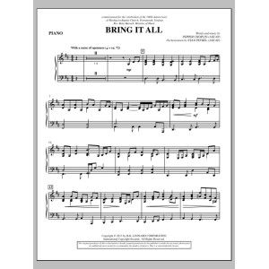 Bring It All - Piano