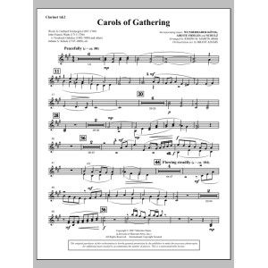 Carols Of Gathering (from Season Of Wonders) - Bb Clarinet 1,2