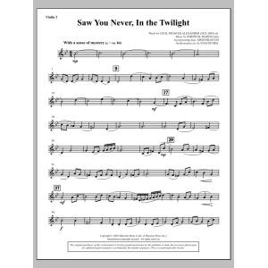 Saw You Never, In The Twilight (aus Season Of Wonders) - Violine 2