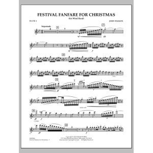 Festival Fanfare for Christmas (for Wind Band) - Flute 1