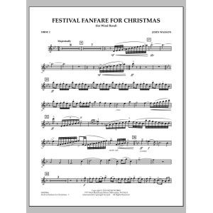Festival Fanfare for Christmas (for Wind Band) - Oboe 2