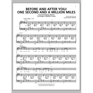 Before And After You / One Second And A Million Miles (from The Bridges of Madison County)
